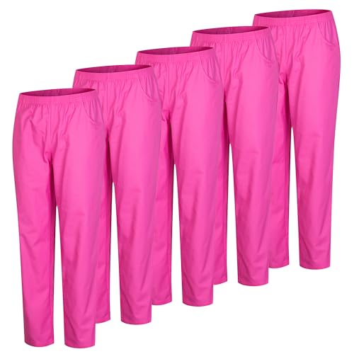MISEMIYA Paquetes de 5 Unidades - PANTALÓN Sanitarios Unisex Cintura ELÁSTICA UNIFORMEES Sanitarios 5-8312