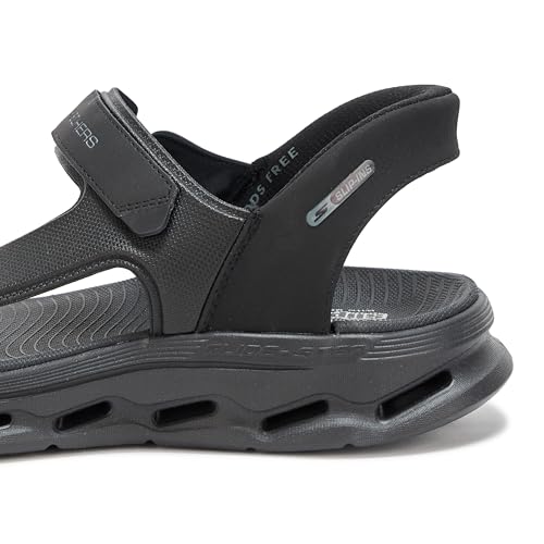 Image of Skechers mens Hands Free Slip-ins Go Walk Glide Step 2.0 Quarter Strap Sandal
