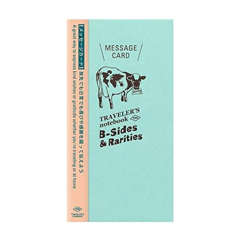トラベラーズカンパニー Travelers Company Notebook Refill Limited Message Card Regular Size 14432006 Cover