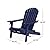 Christopher Knight Home Celeste Outdoor Acacia Wood Folding Adirondack Chairs (Set of 2), Navy Blue