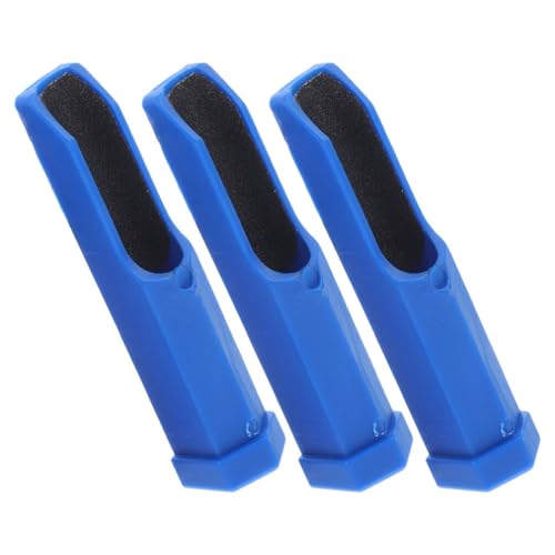 Baluue 3pcs Billiard Tip Shaper Tool Portable Plastic Burnisher and File for Pool Tip Repair Easy to Use and Handle Chalk Grip for Better Performance