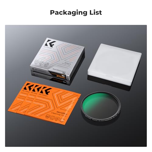 K&F CONCEPT 67mm Black Diffusion Mist 1/4 & Variable ND2-32 in-1 Filter Cinematic Effect Neutral Density Filter for Camera Lens with 18 Multi-Layer Coatings (K- Series)