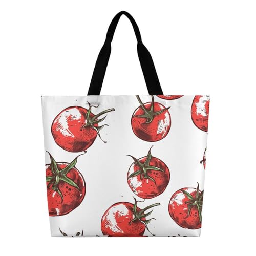 Mid-Century Modern Art Cat Tote Bag for Women - Reusable Foldable Grocery Shopping Bag, Crossbody Shoulder Handbag3