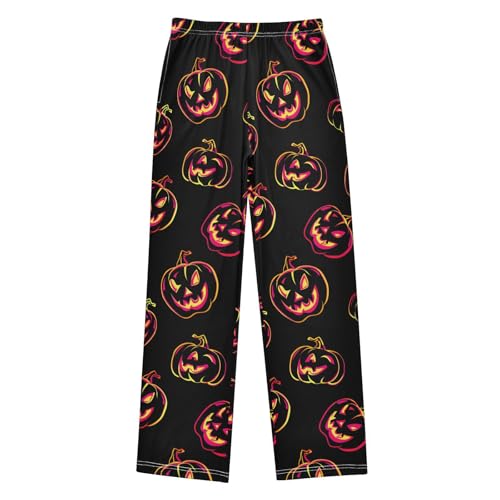 Halloween Pajama Pants Halloween Pumpkin A Long Sleep Pants