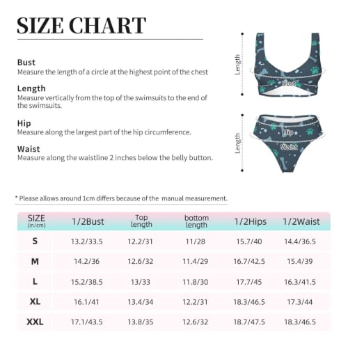 Bikini triangular para mujer con estampado de huesos traje baño pierna alta 7