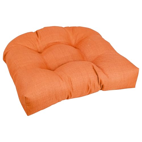 Blazing Needles Indoor/Outdoor Rounded Back Chair Cushion, 19