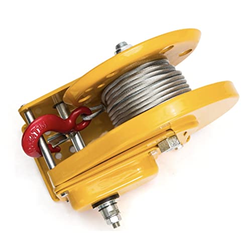 Winche manual autolock acero inoxidable 1200LBS cable 8m miniatura 4