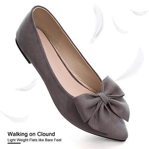 Image of Dear Time Women's Ballet Flats Dress Ballet Shoes Slip on for Office Work Comfortable Shoes