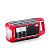 Midland ER200 – Multifunctionele draagbare opwindradio, noodstroombank 2200mAh en LED-zaklamp, zonne-energie, handslinger en USB AM/FM-radio – 1 noodradio, oplaadbare batterijen en USB-kabel
