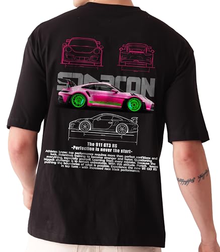 Image of Unisex Oversized T-Shirt Super Racing Car Enthusiast, Streetwear