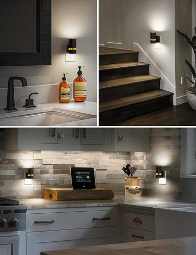 Image of L LOHAS LED Night Lights Plug into Wall, Dusk to Dawn Night Light