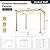 HAPPATIO 10' X 10' Retractable Pergola Canopy for Backyard, Garden, Patio; Woodgrain-Look Aluminum Pergola with Retractable Canopy, Includes Anchors and Expansion Screws (Beige)