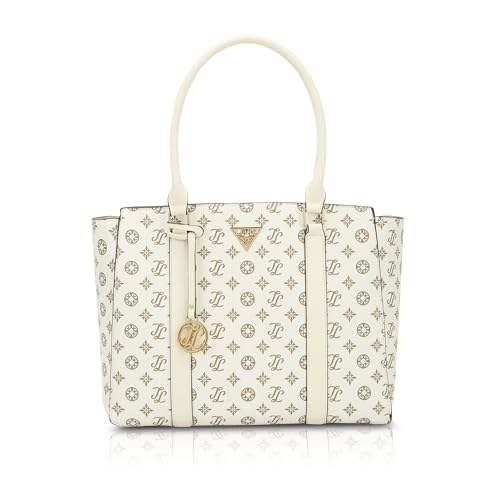 Image of Lavie Signature Women's Mono Shelton Tote Bag | Tote Handbag for Work | Ladies purse | Stylish Shoulder Bag | Gift for Women