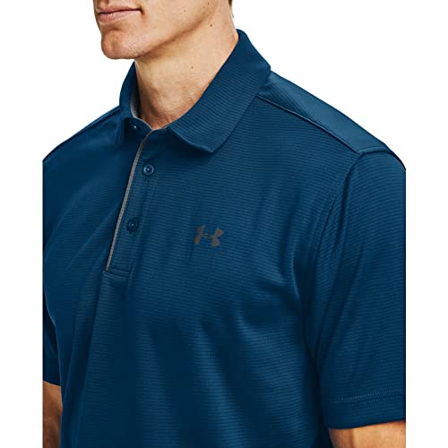 Image of Under Armour Men's Polyester Solid Tech Polo | T-Shirt | 1290140-001