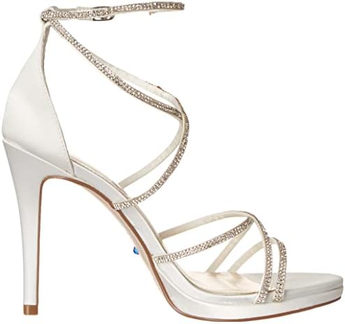 Jessica Simpson Women's JAEYA Heeled Sandal, White, 7.5 | Image 5