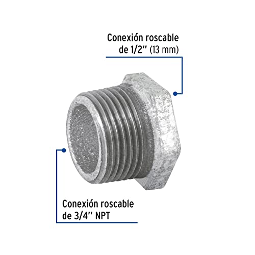 Reducción Bushing Galvanizada 13 Imagen adicional