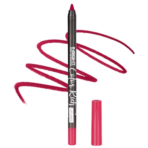 Image of INSIGHT Color Rich Lip Liner| Intense Pigment| Enriched with Jojoba Oil & Vitamin E| Defines, Shapes & Nourishes Lips | Long-Lasting |Shattered Pink -1.5g