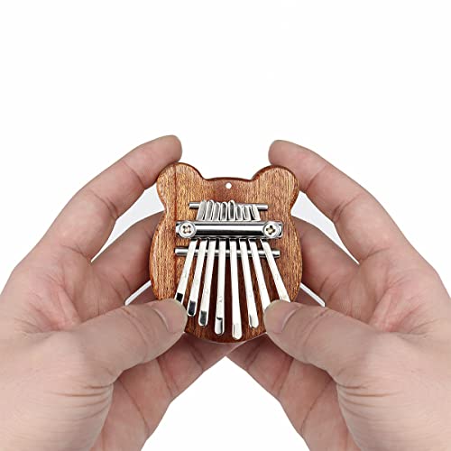 DBAILY Pouce Piano,Kalimba Avec Marteau d’Accord Portable Mini-Pratique Profession Durable Bois Massif Forme d’Ours Pour… - Les Beatles, Paul McCartney, John Lennon, RIngo Starr, George Harrison DBAILY Pouce Piano,Kalimba Avec Marteau d'Accord Portable Mini-Pratique Profession Durable Bois Massif Forme d'Ours Pour… – Image 7