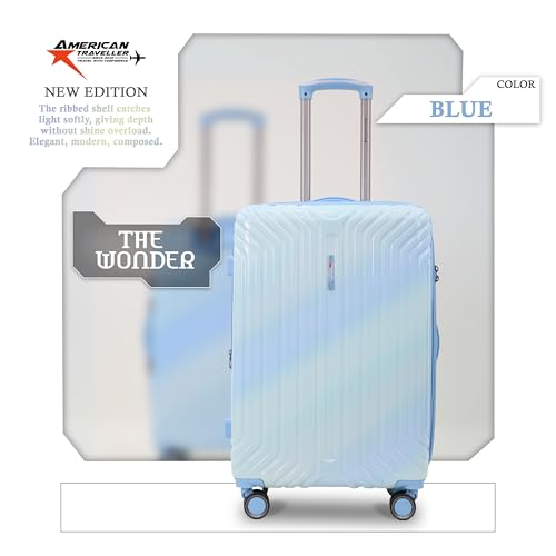 Image of The Wonder Luggage Trolley Bags | 360 Disc Spinner Wheels | Polycarbonate Expandable Suitcase, Lightweight Durable Hard Shell, TSA Type Lock, 360 Disc Spinner Wheels