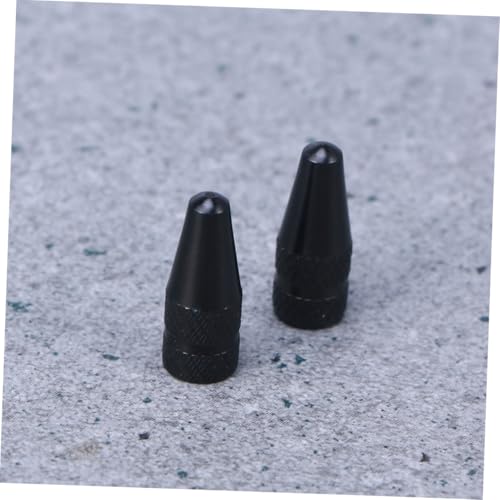 Totority 12pcs Tapas de Válvula Francesa de Aleación de Aluminio para Neumáticos de Bicicleta Antióxido Tapas para Bicicleta con Rosca Suave Sellado Protección contra Polvo para Bicicletas de Ruta y Montaña Negro miniatura 3