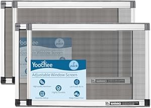 Yoochee Verstellbarer Fensterschutz, 2 Stück