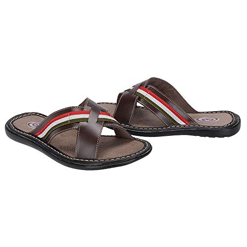 Sandália Chinelo Masculina em Couro D&R Shoes