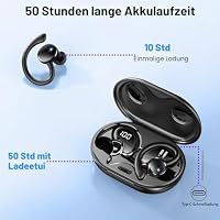 2026 Kopfhörer Kabellos Bluetooth 5.4, Bluetooth Kopfhörer, 28 EQ, 6 ENC Noise Cancelling Mics, 56 Std Spielzeit, HiFi Stereo, In Ear Kopfhörer Kabellose Kopfhörer, Ohrhörer mit LED, IP7 Wasserdicht – Ansicht 6