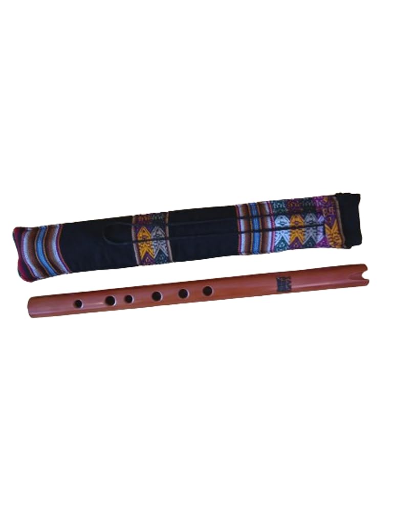 Flûte Quena professionnelle en bois Chachakomo marron foncé