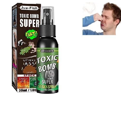 GNAUMORE Pedos de bomba fedida, líquido potente, líquido pedos, brinquedo de brincadeira de odor, spray de brincadeira para adultos, spray brincadeira pedo, líquido brincadeira pedo, brinquedo de