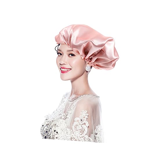 Bonnet de nuit double couche imperméable pour protéger le brushing - 3
