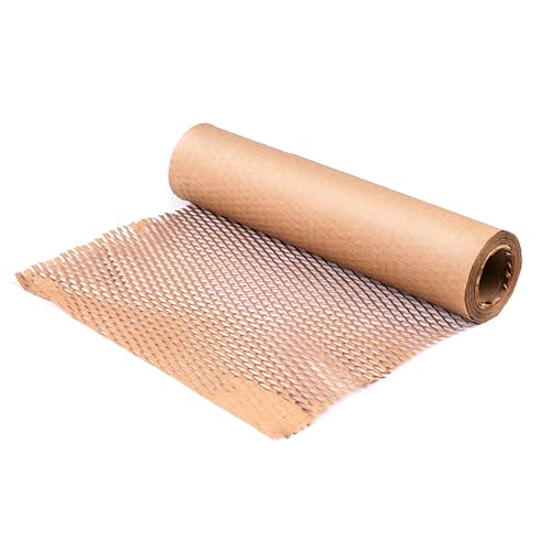 Papier d'emballage en nid d'abeille antichoc : calage 3D flexible pour sécuriser vos colis