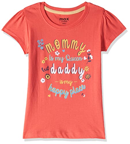Image of Max Girl's Cotton Regular Fit T-Shirt