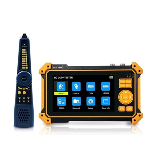 Probador de videovigilancia HD-3100C para técnicos con rastreo digital y entradas HDMI VGA