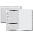 Abc Real Estate Preprinted listing Folder, Letter Size, - Left Panel List- Gray, Color-coded dots (included)