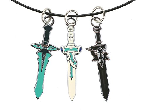 CoolChange Collier Sword Art Online avec des pendentifs en Forme d épée