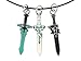CoolChange Collar de Sword Art Online con Colgantes en Forma de Espada