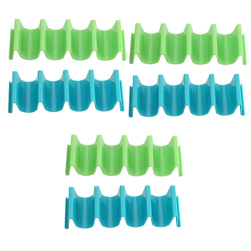 COLLBATH 3 Sets 2pcs Tortilla Stand Taco Grilling Rack Comal for Tortillas Tacos De Beisbol Para Hombres Mini Tortillas Taco Baking Tray Corn Tortillas Mexican Pancake Stand Plastic Pp