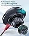 EXELIQ Cup Holder Charger Mount for Magsafe, Wireless Magnetic Car Mount Charger with Heat Dissipation System, 15W Fast Charging Phone Holder for iPhone 17 16 15 14 13 Pro Max Mini with PD 30W Adapter