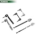 X AUTOHAUX 6 Pcs Front Suspension Kit Outer Inner Tie Rod Ends Front Sway Bar Link for Hummer H3 2006-2010 No.ES800762/EV800609/K750185