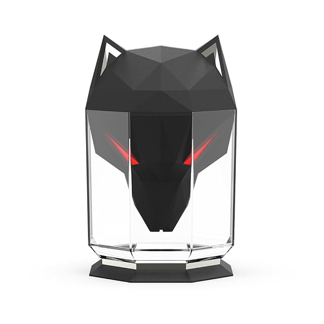 Wolf Shaped Humidifier Bedroom Cold Mist Humidifiers 650Ml Ultrasonic Atomizing Humidifier Desktop Gaming Humidifier A