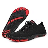 Mens Water Shoes Quick Dry Beach Swim Shoes Barefoot Pool Aqua Socks Shoes for Surf Diving Outdoor Hiking Walking Water Sport (Black 1918, 45)