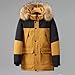 Winter Cargo Parka Jacket Mens Warm Hooded down Coats Fashion Long Sleeve Puffer Quilted Jacket with Fur Hood