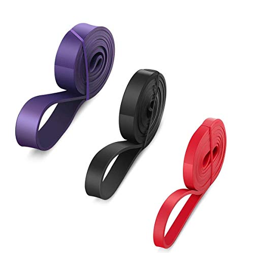 Keecow Bandas de Resistencia Bandas de Ejercicio, Set de 3/4Pcs Pull Up Bands Bucle Ejercicio Banda,para Entrenar Piernas Glúteos de Fuerza Muscular Culturismo, Yoga, Pilate (3-Band-Set)