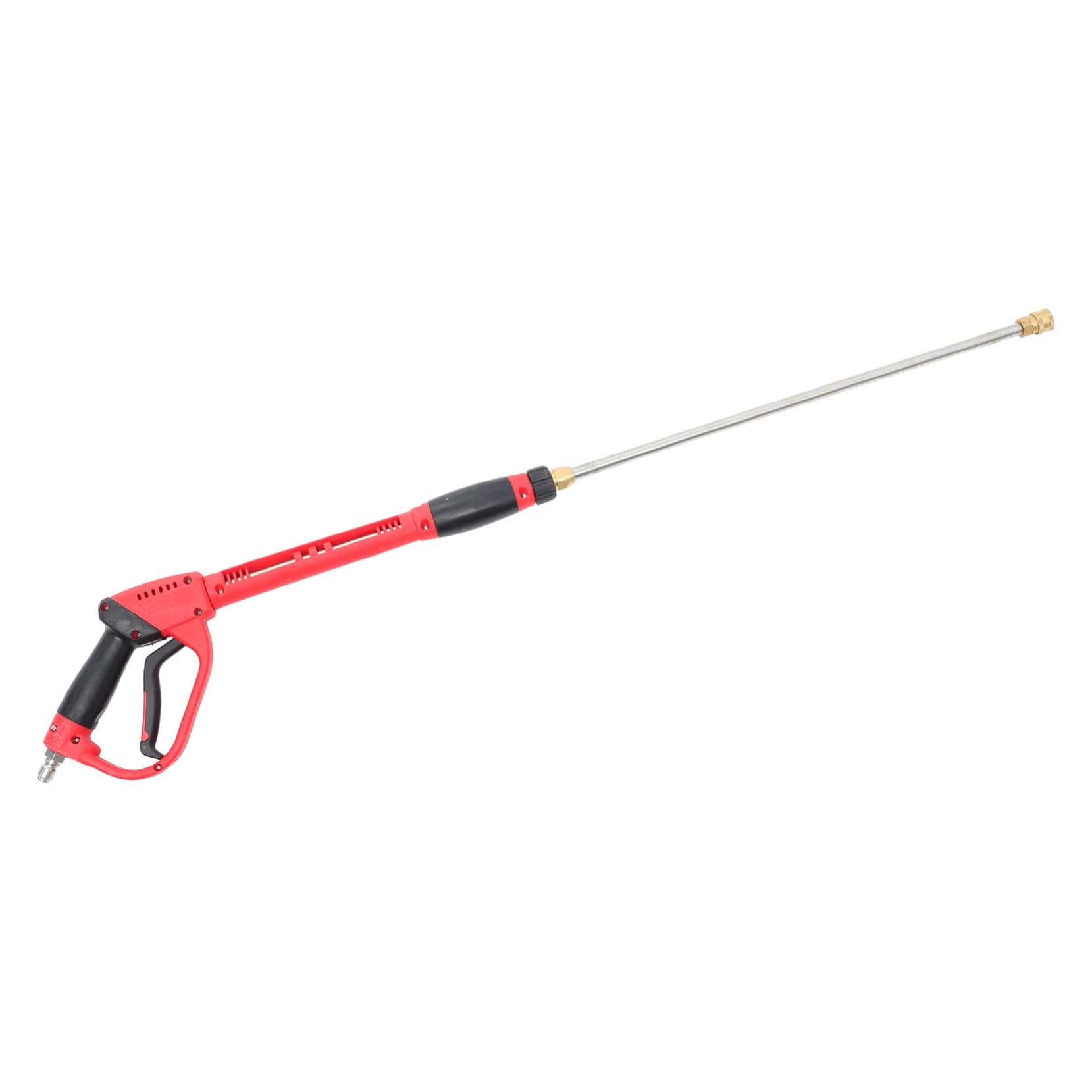 Artibetter Lanza de Alta Presión para Lavadora con Extensión Resistente y Compatible con Limpiadoras Eléctricas Gasolina Herramienta de Limpieza para Coche y Jardín PSI Conexión Color Rojo