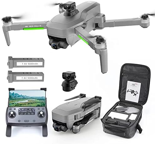 XiL 3-Axis Gimbal GPS Drone with 4K EIS Camera for Adults , 13000ft Video Transmission,193MAX2 FPV Quadcopter with 66 Mins Long Flight Time, Obstacle Avoidance, Auto Return Home,Brushless Motor