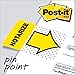Post-it Notarize Flags, 50/Dispenser, 2 Dispensers/Pack, 1 in Wide, Yellow (680-NZ2)