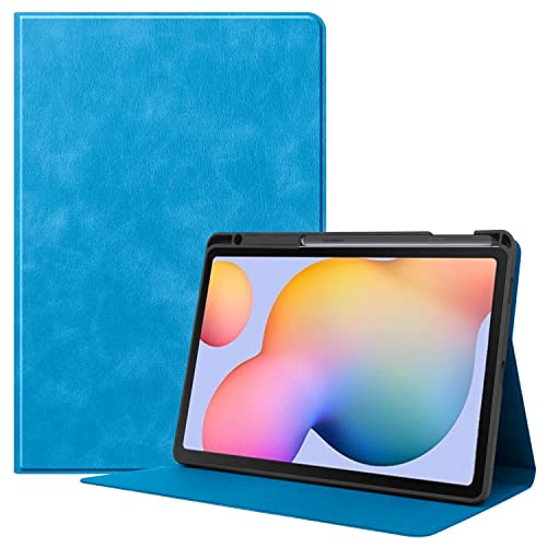 Image of SwooK Tablet Case for Samsung Galaxy Tab S8 Plus /S7 Plus /S7 FE 12.4 Inch SM-X800 /X806 /T970 /T975 /T976 /T735 Ultra Light Slim Fit Shockproof Folding Stand Protective Cover,with S Pen Holder and Smart Auto Wake /Sleep