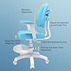 Locwanot sedia ergonomica girevole regolabile con braccioli e poggiapiedi per bambini