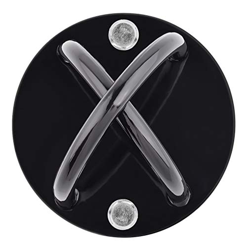 Sunmall 2Pcs Battle Rope Anchor Wall Mount For Suspension Straps, Yoga Swing Ceiling Mount Brackets For Gymnastic Rings,Olympic Rings,Hammock,Resistance Band, X-Mount Ceiling Hooks For Yoga Trapeze #TOP5