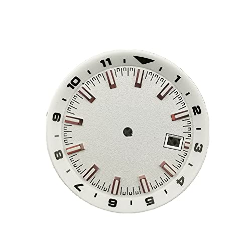 Pièces de rechange pour cadran de montre Seiko (NH35 NH35A) - Vert, blanc